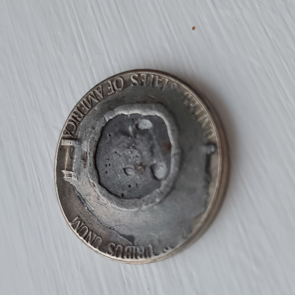 1973 D Nickel Collectible Coin Error? Altered Back